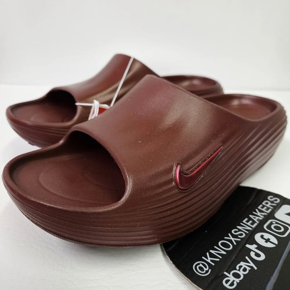 Nike ReactX Rejuven8 Slide Team Red HV4479-600 Men's Size 9